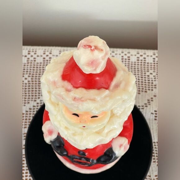 Vintage Santa Claus candle || Christmas candle || vintage Christmas Santa candle - Picture 6 of 11